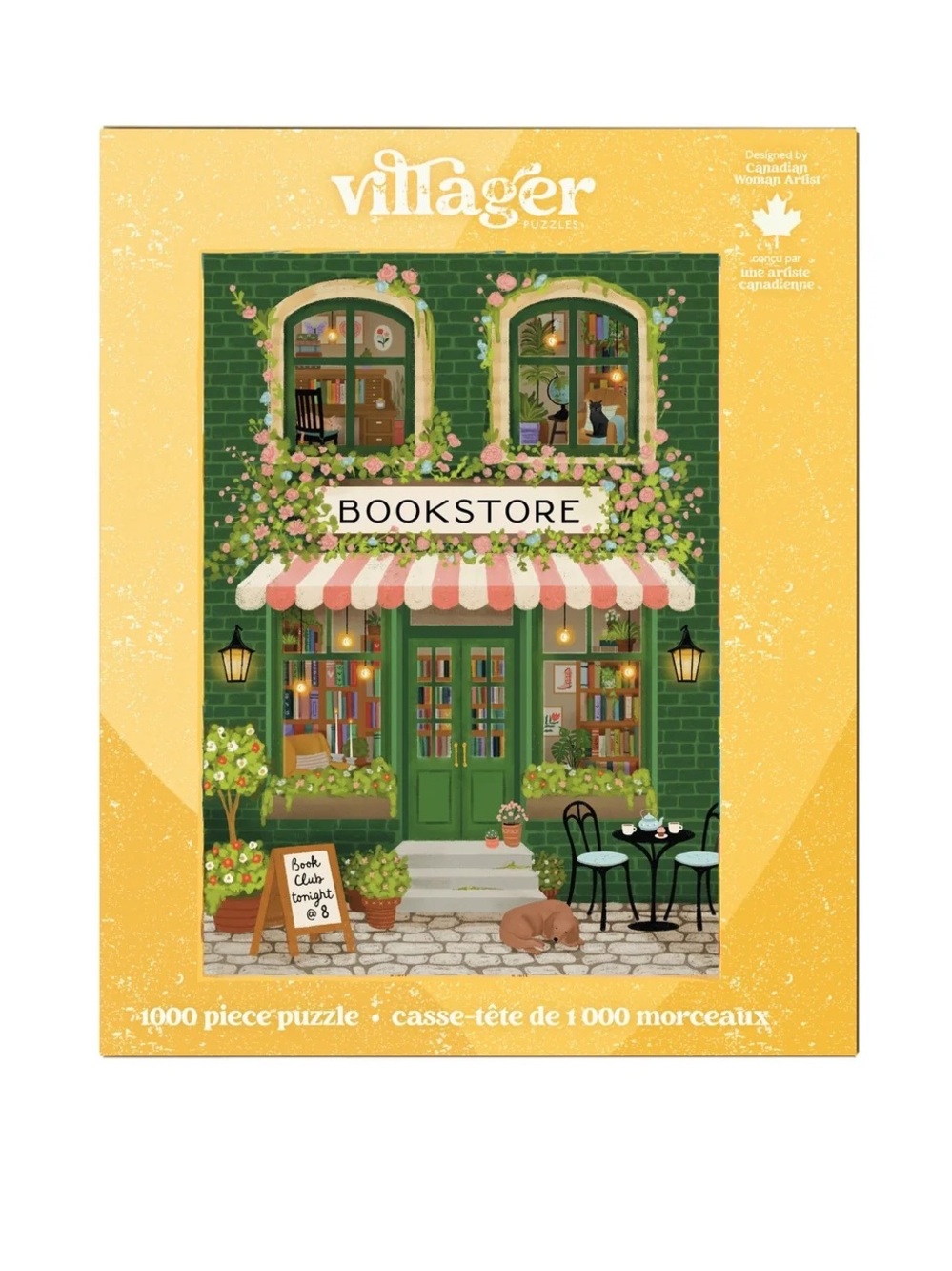 Emerald Bookstore | 1,000 Piece Jigsaw Puzzle
by Villager Puzzles